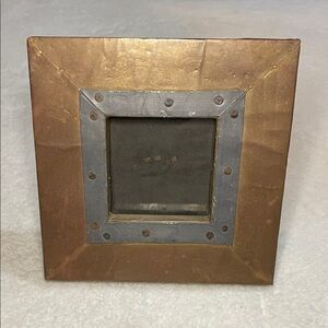 Treska Copper and Silver Tone Metal Overlay Accent Frame